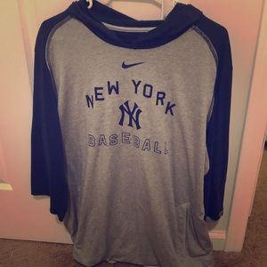 Men’s Nike Ny Yankees 3/4 Sleeve Shirt